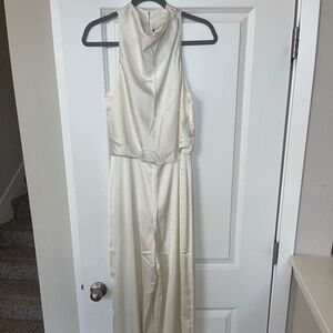 Off-White Abercrombie Satin Jumpsuit
